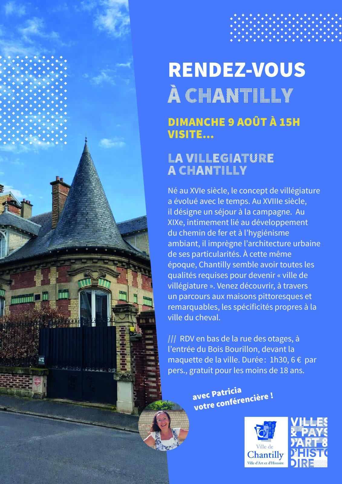 Visite guidée : « La villégiature à Chantilly »