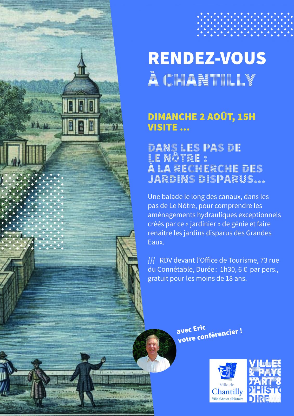 Visite guidée « Dans les pas de Le Nôtre : À la recherche des jardins disparus »