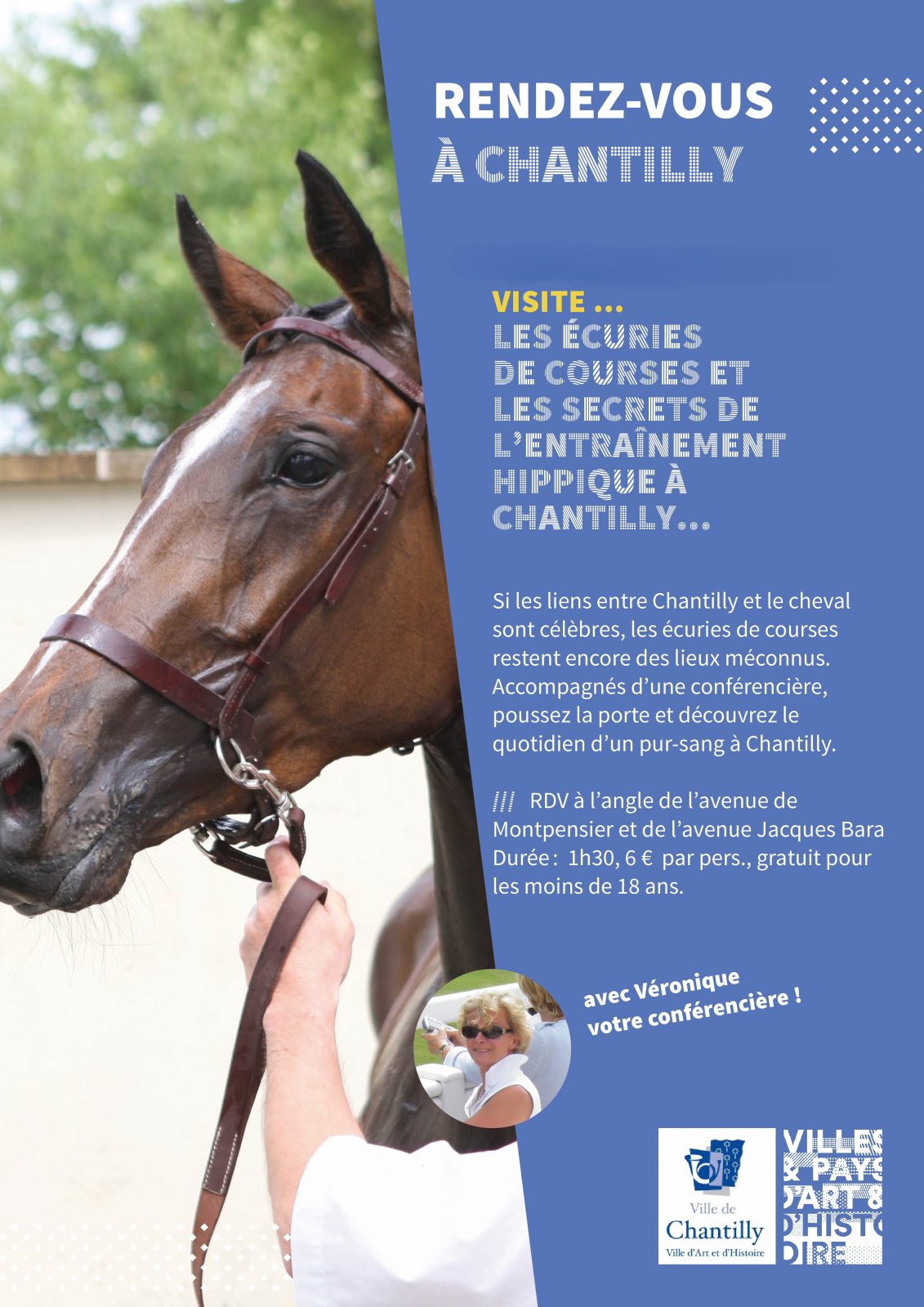 Geführte Tour "Die Rennställe und die Geheimnisse des Pferdetrainings in Chantilly".