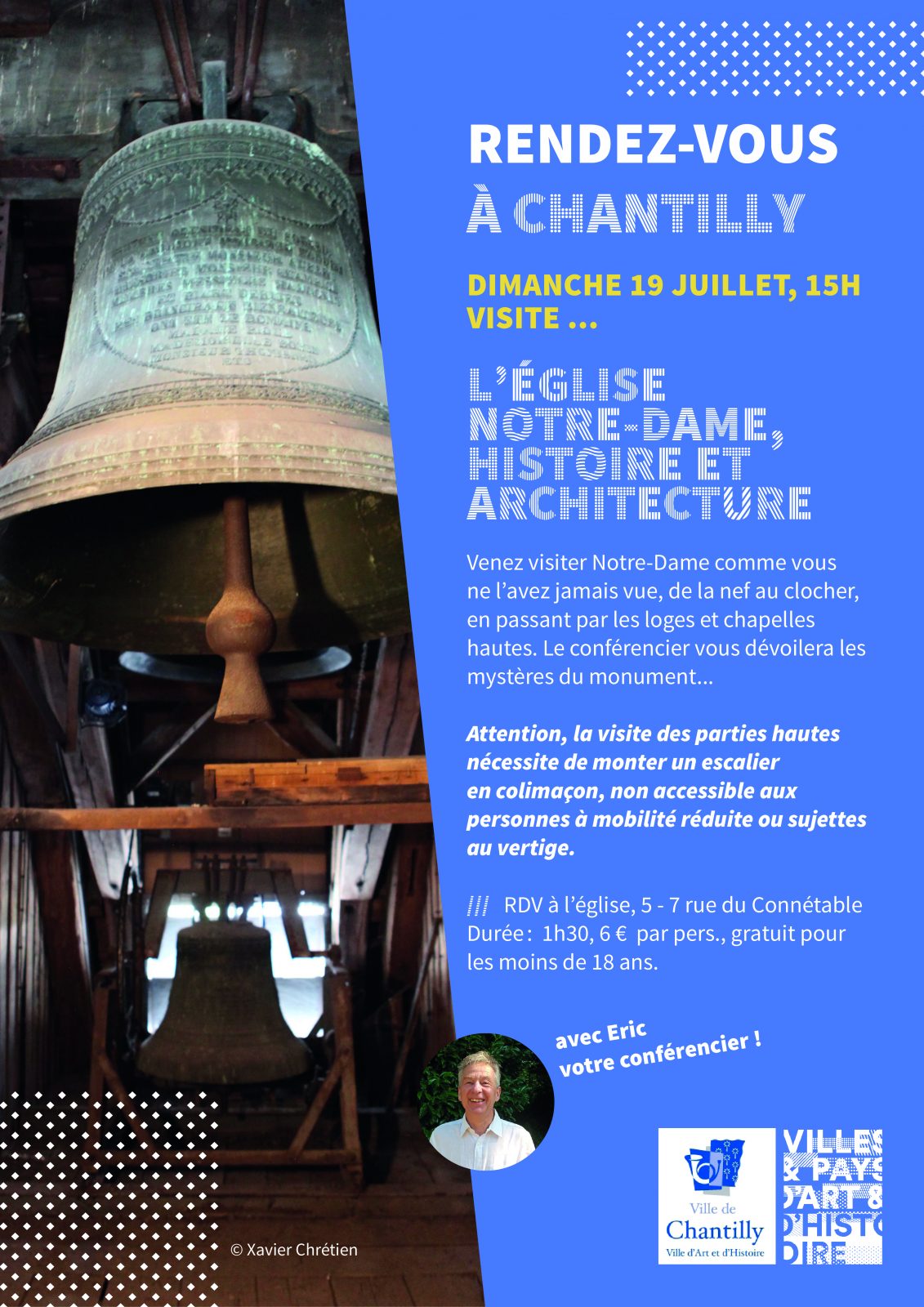 Visite guidée: « Notre-Dame, histoire et architecture » à Chantilly