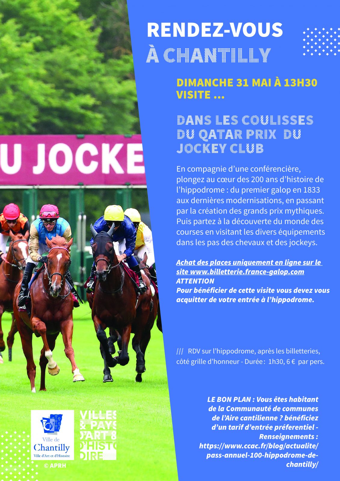 Visite guidée: « Dans les coulisses du Qatar Prix du Jockey Club »