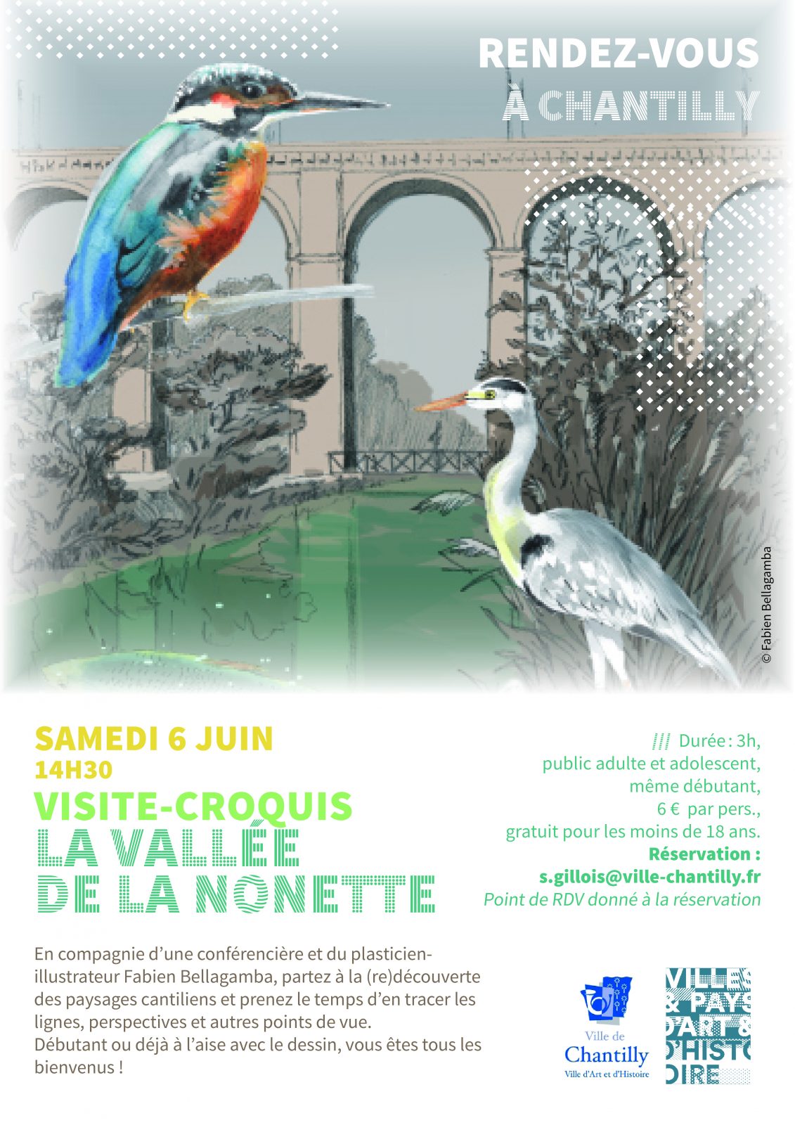 Visite-croquis – La Vallée de la Nonette