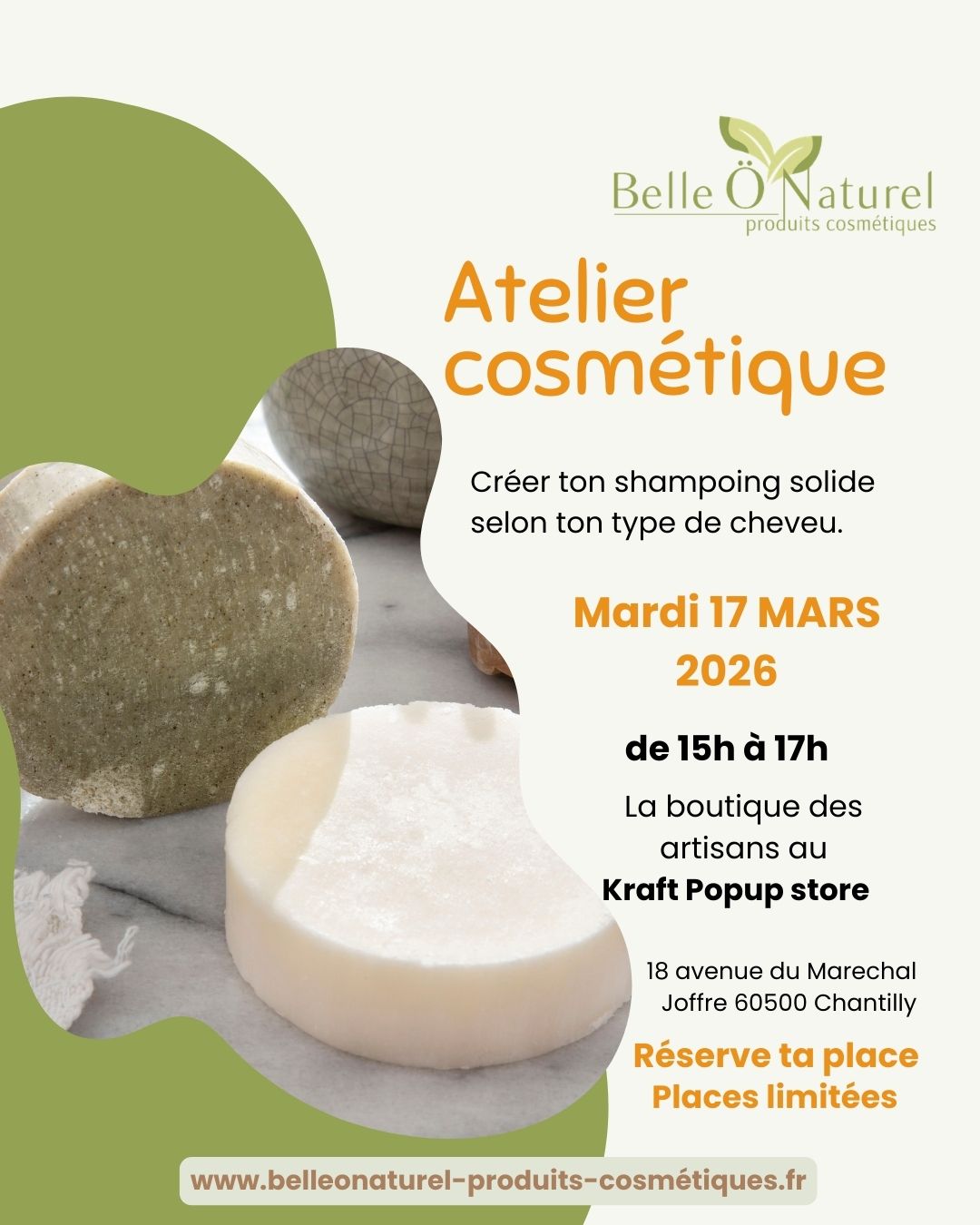 Atelier cosmétique – Crée ton shampoing solide sur mesure !