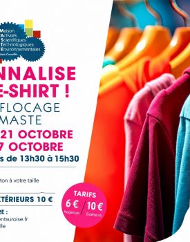 Activité manuelle | Atelier flocage: Personnalise ton tee-shirt