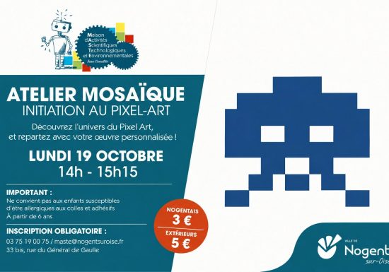 Atelier créatif | Initiation Mosaïque – Pixel Art