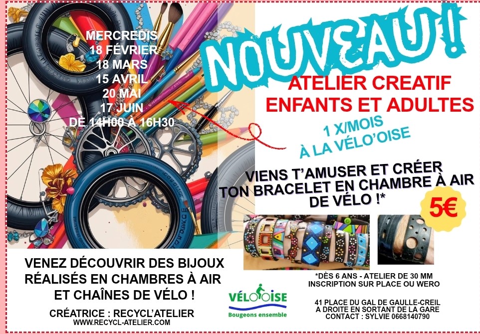 Loisirs créatifs | Atelier fabrication de bijou recylc&rsquo;art