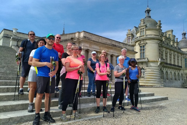 Marche Nordique dans le Parc du Château de Chantilly