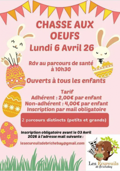 Chasse aux oeufs du quartier Brichebay de Senlis