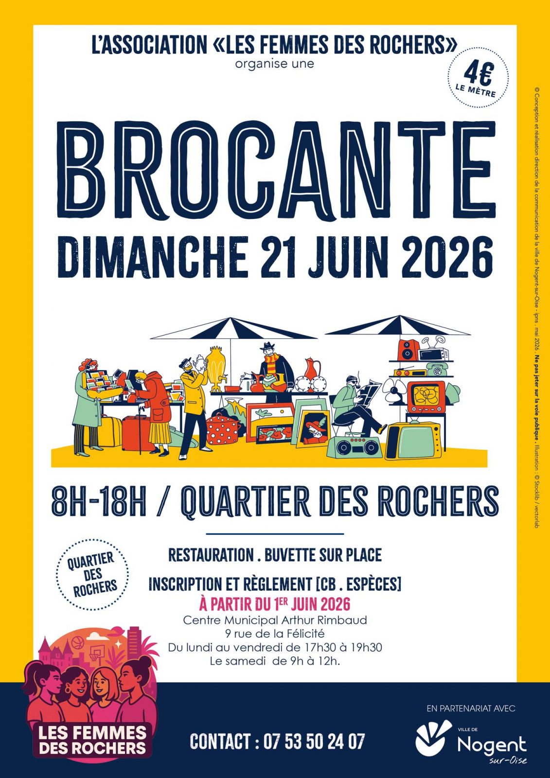 Brocante à Nogent-sur-Oise