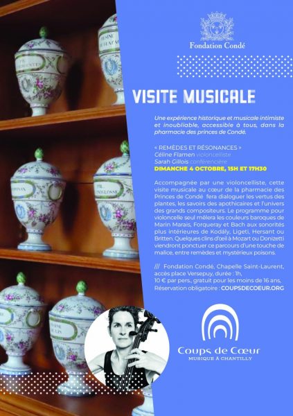 Coups de Coeur à Chantilly – Visite Musicale de la Pharmacie Condé