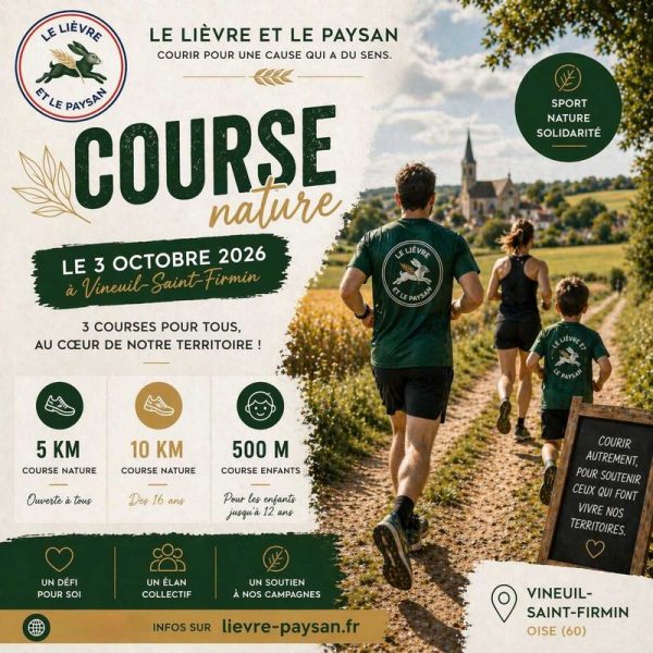 Course « Le lièvre et le paysan » à Vineuil-Saint-Firmin