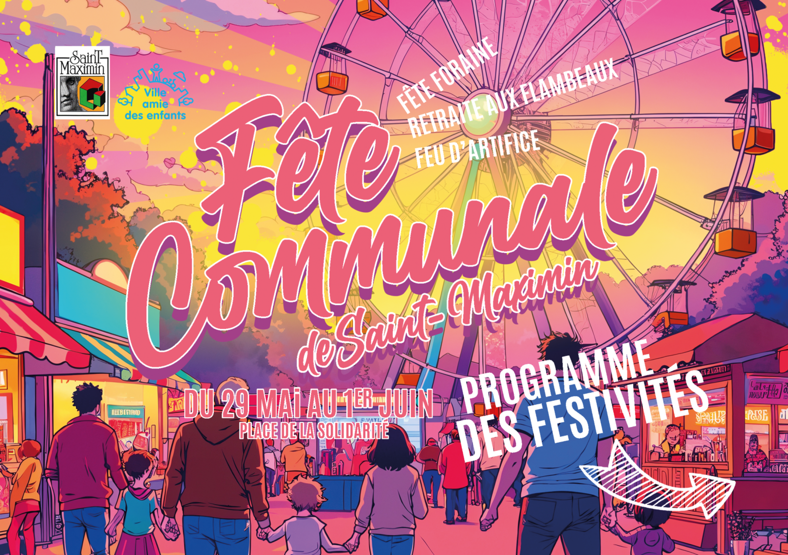 Fête communale à Saint-Maximin
