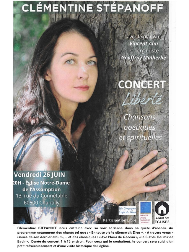Concert pour la Nuit des Églises à Chantilly