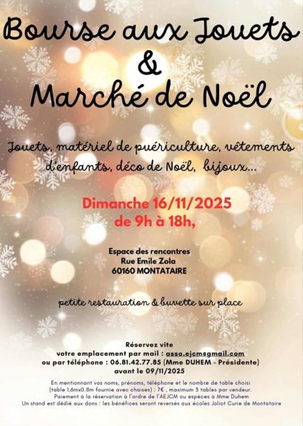 Bourse aux jouets et Marché de Noël