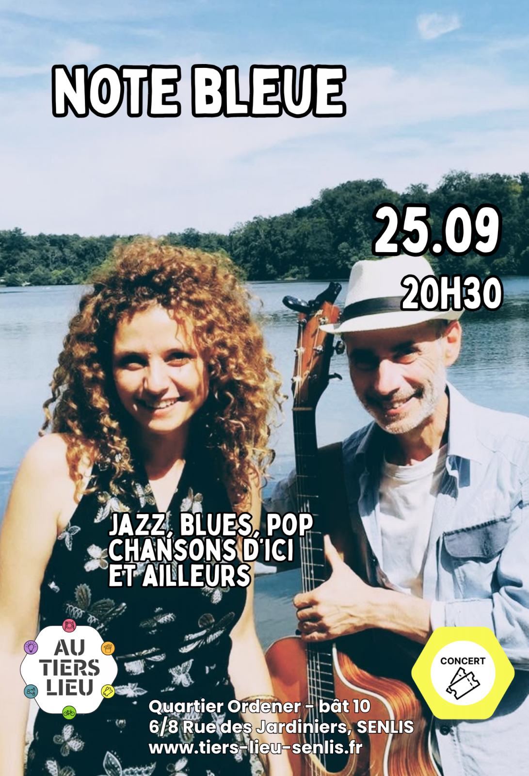 Concert – « Note bleue » au Tiers Lieu de Senlis