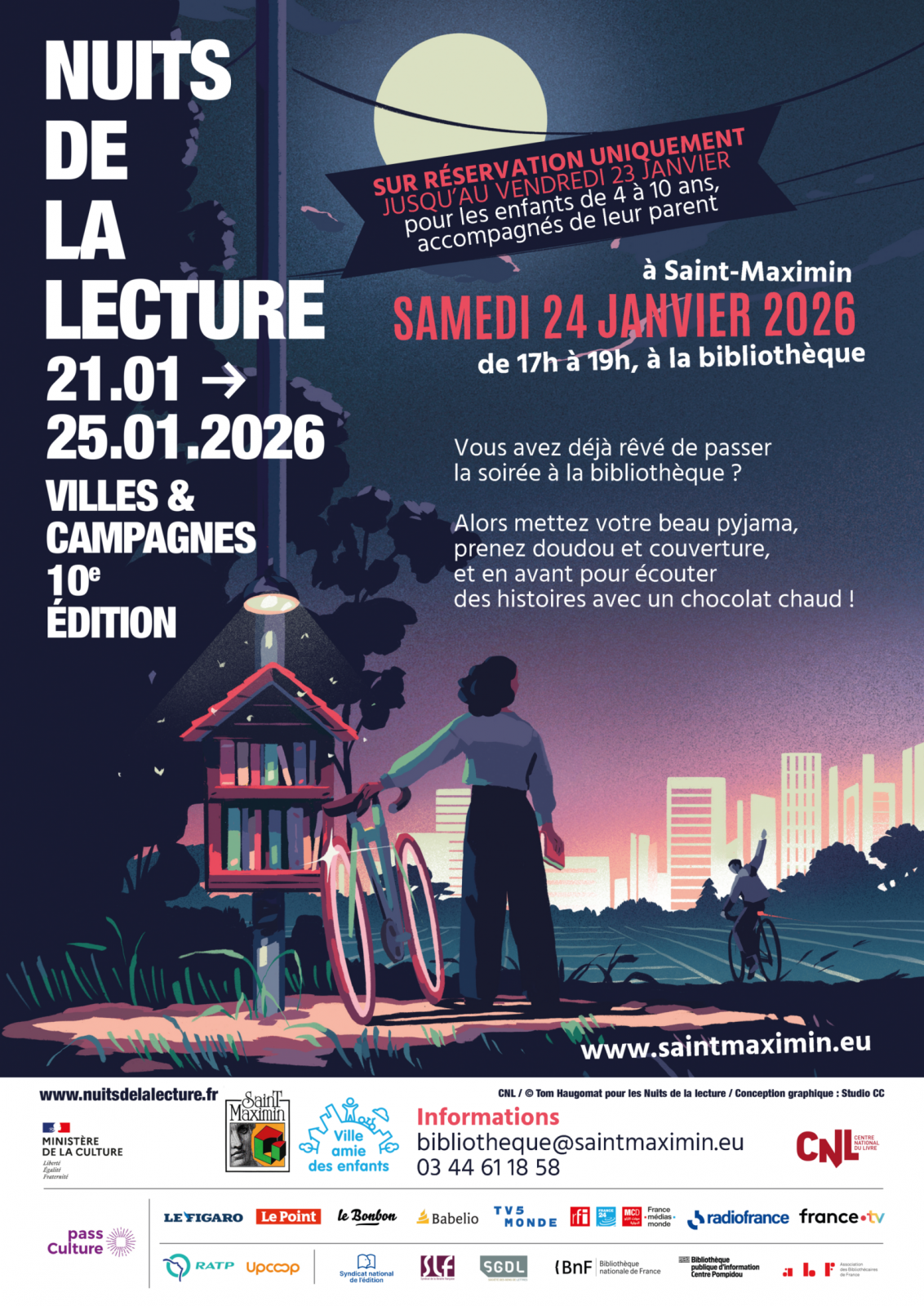 Les Nuits de la Lecture | Lecture et chocolat chaud à Saint-Maximin