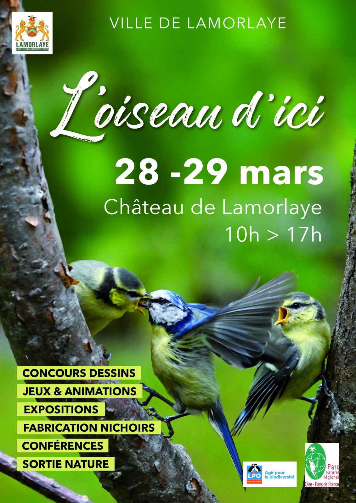Nature : L&rsquo;Oiseau d&rsquo;ici Là Lamorlaye