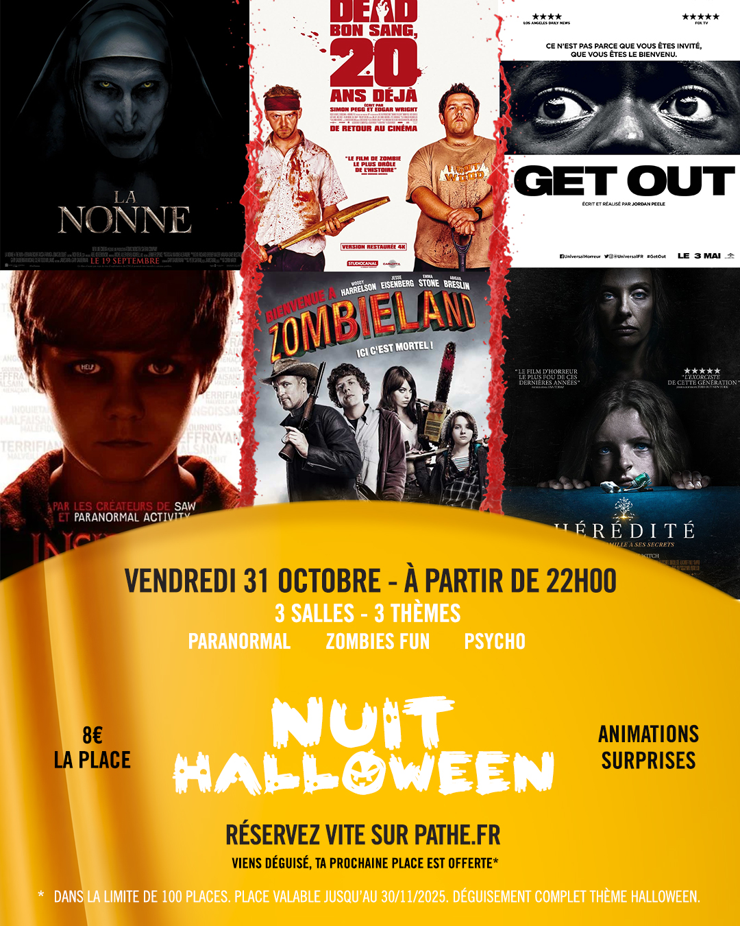 Halloween-Nacht im Cinéma Pathé