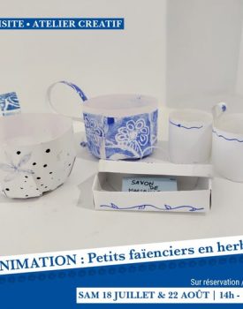 Visite-atelier | Petits faïenciers en herbe