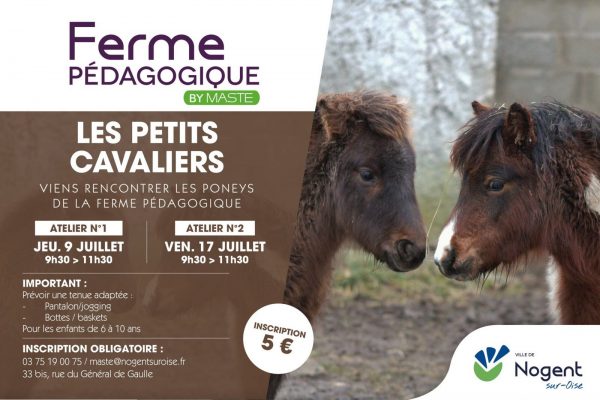 Ferme pédagogique de la MASTE – Les petits cavaliers