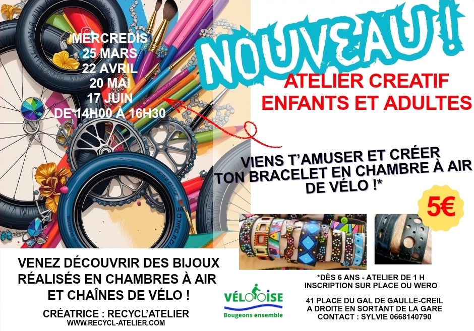 Loisirs créatifs | Atelier fabrication de bijou recylc&rsquo;art