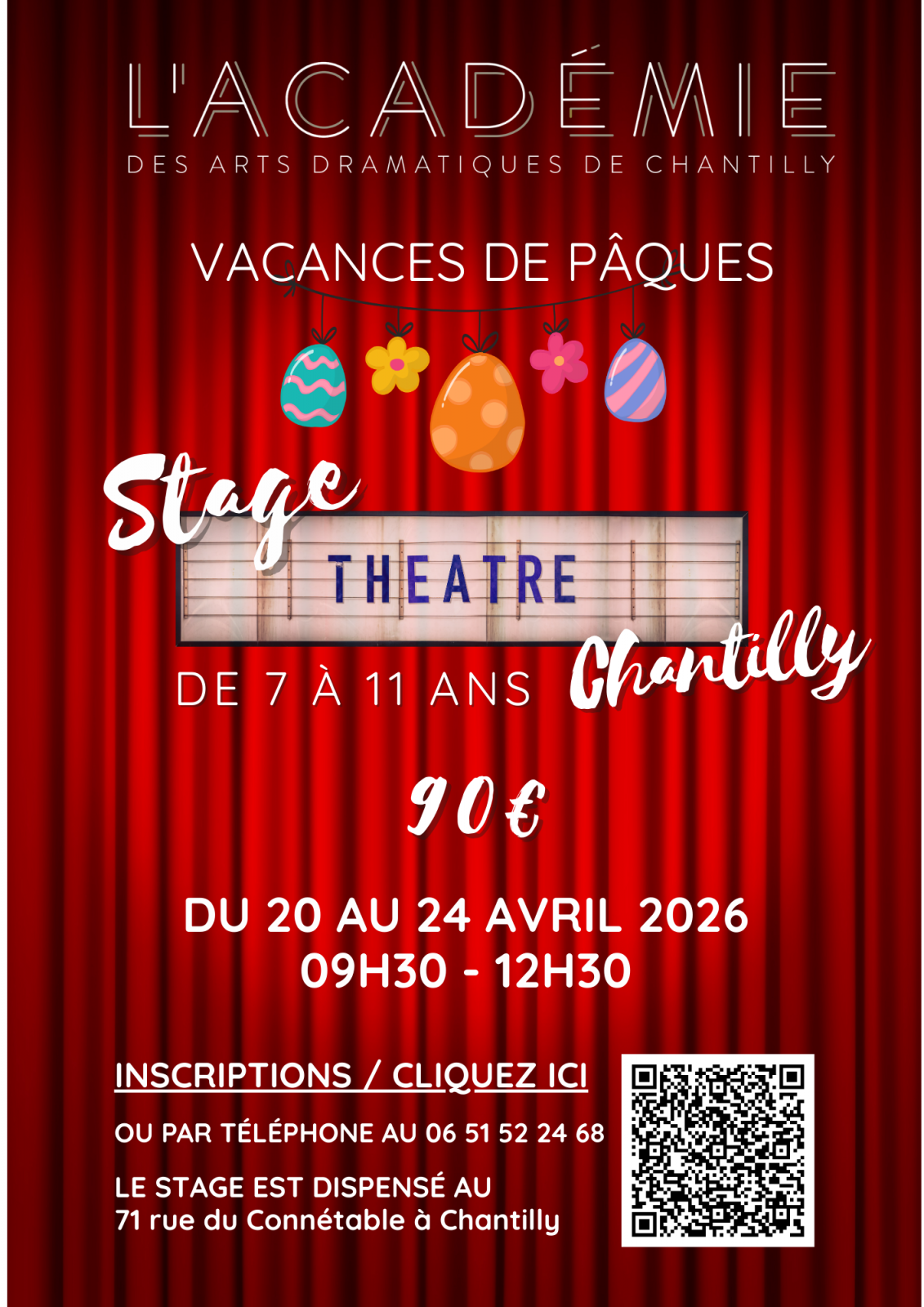 Stage Théâtre pour les enfants à l&rsquo;Atelier MOZ Chantilly