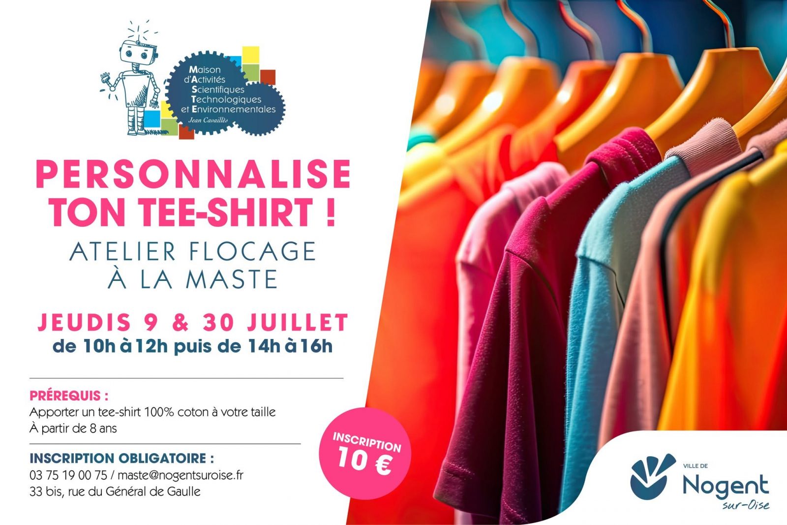 MASTE – Personnalise ton tee-shirt
