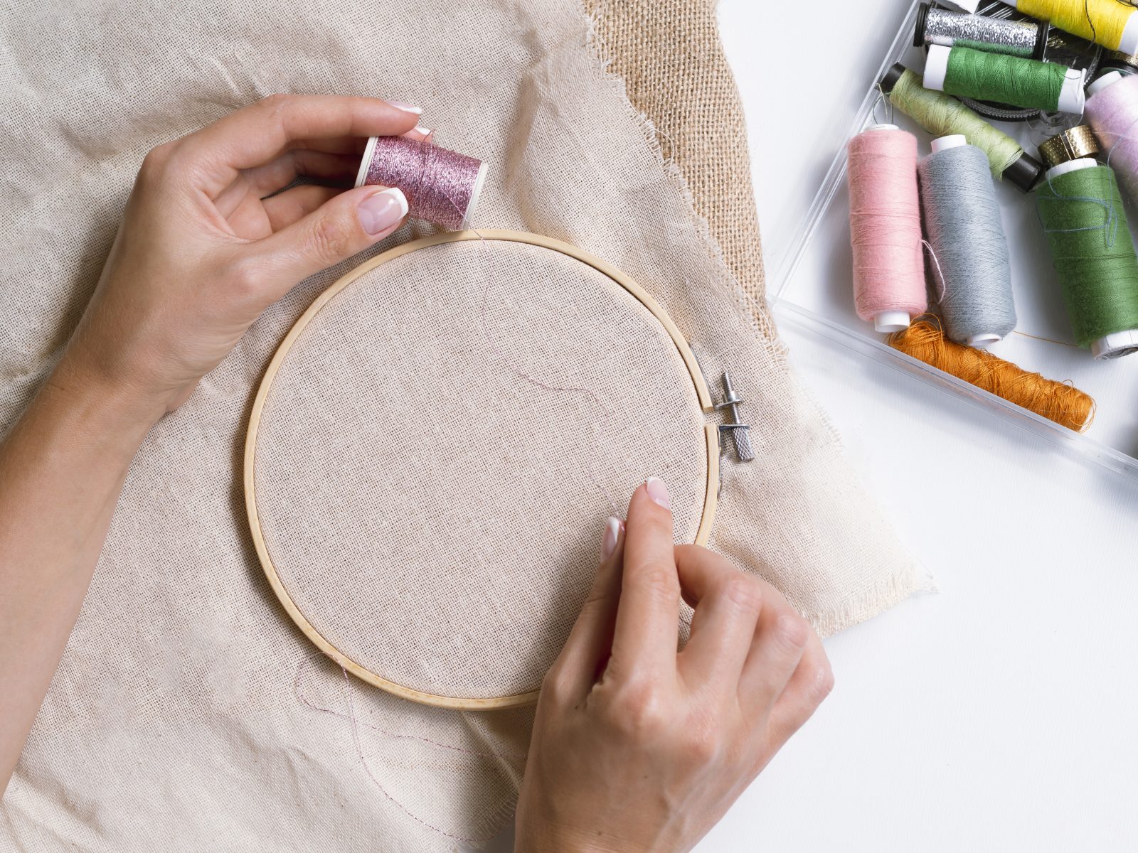 Atelier | Broderie sur photo