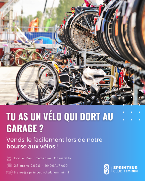 Bourse au vélo à l&rsquo;Ecole Paul Cézanne de Chantilly