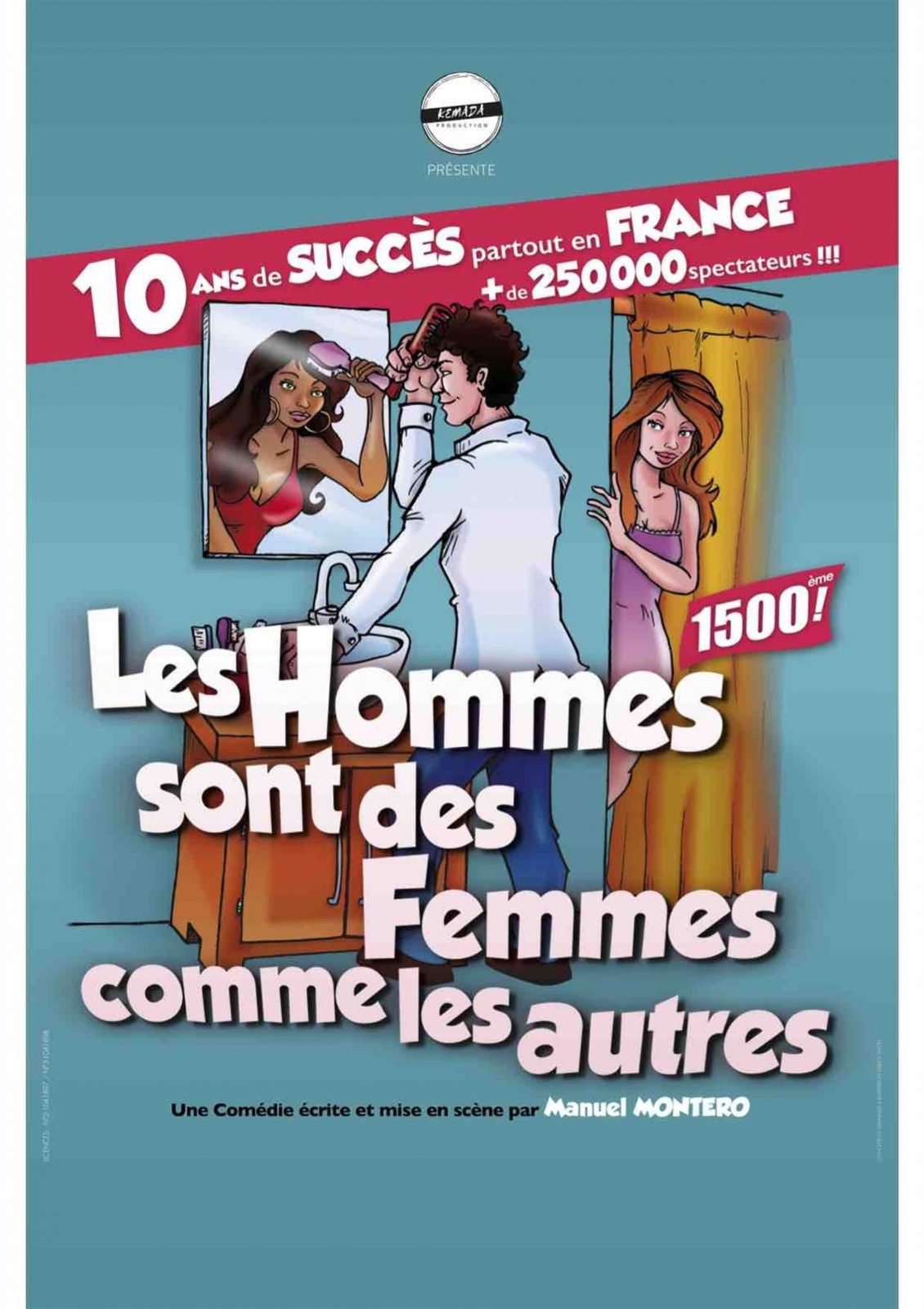 Comédie « Les hommes sont des femmes comme les autres » à l’Espace Bouteiller de Chantilly